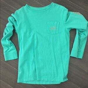 Vineyard Vines Kids' Green Long Sleeve Shirt